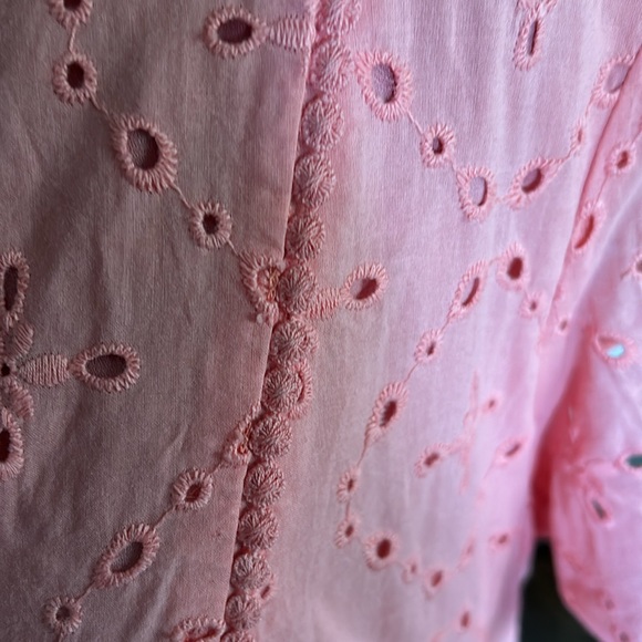 NWT coral eyelet  dress by KNOX ROSE Size XXL - Picture 6 of 11